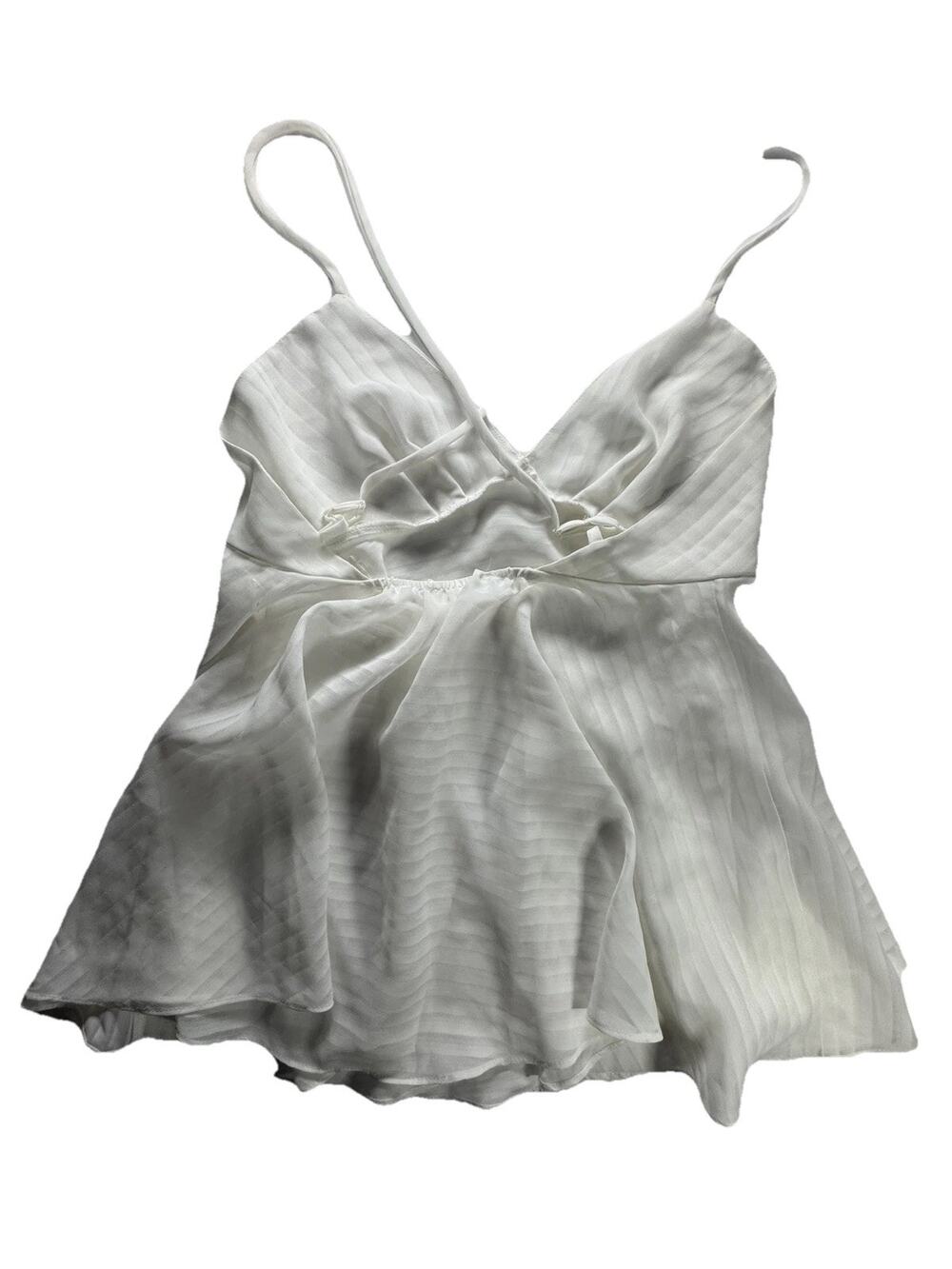 Victorias Secret Lingerie Small White Teddy Vintage Gold Label Cottagecore Bride